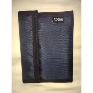 Totes Trifold Wallet - ID Window, Card Slots, Bill Compartment -‎ Blue